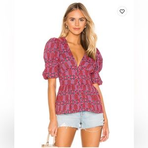 Tularosa size small high fashion top.